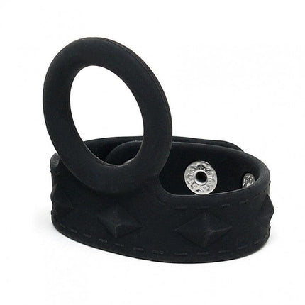 Rimba - Siliconen Penis Strap Met Cockring - Verstelbaar Met Drukknopen-Erotiekvoordeel.nl