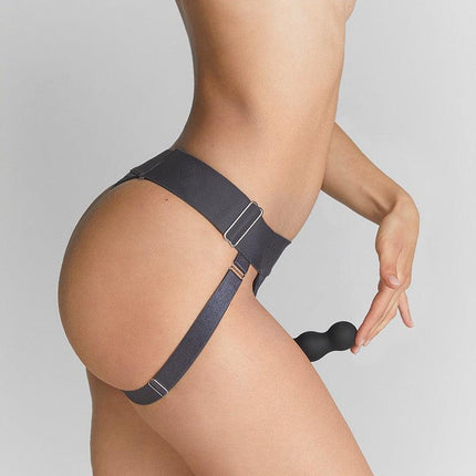Strap-On-Me - Harness Unique - Strap-On Harnas - Voor dubbele penetratie - Grijs-Erotiekvoordeel.nl