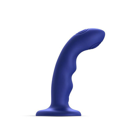 Strap-On-Me - Wave - Tapping Dildo - Met Tapping Functie - Blauw-Erotiekvoordeel.nl