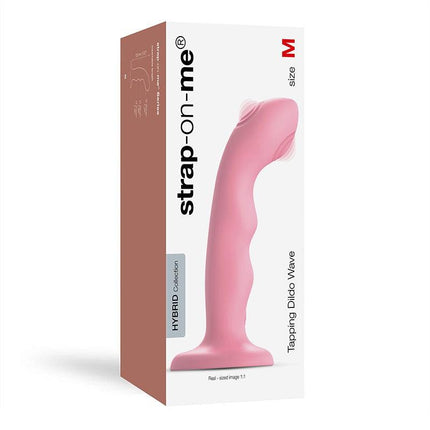 Strap-On-Me - Wave - Tapping Dildo - Met Tapping Functie - Roze-Erotiekvoordeel.nl