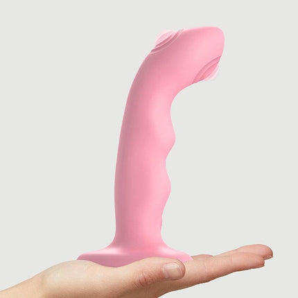 Strap-On-Me - Wave - Tapping Dildo - Met Tapping Functie - Roze-Erotiekvoordeel.nl