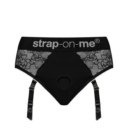 Strap-On-Me - Comfortabel Pegging/Voorbinddildo Harnas Van Microfiber En Elastisch Kant Diva-Erotiekvoordeel.nl
