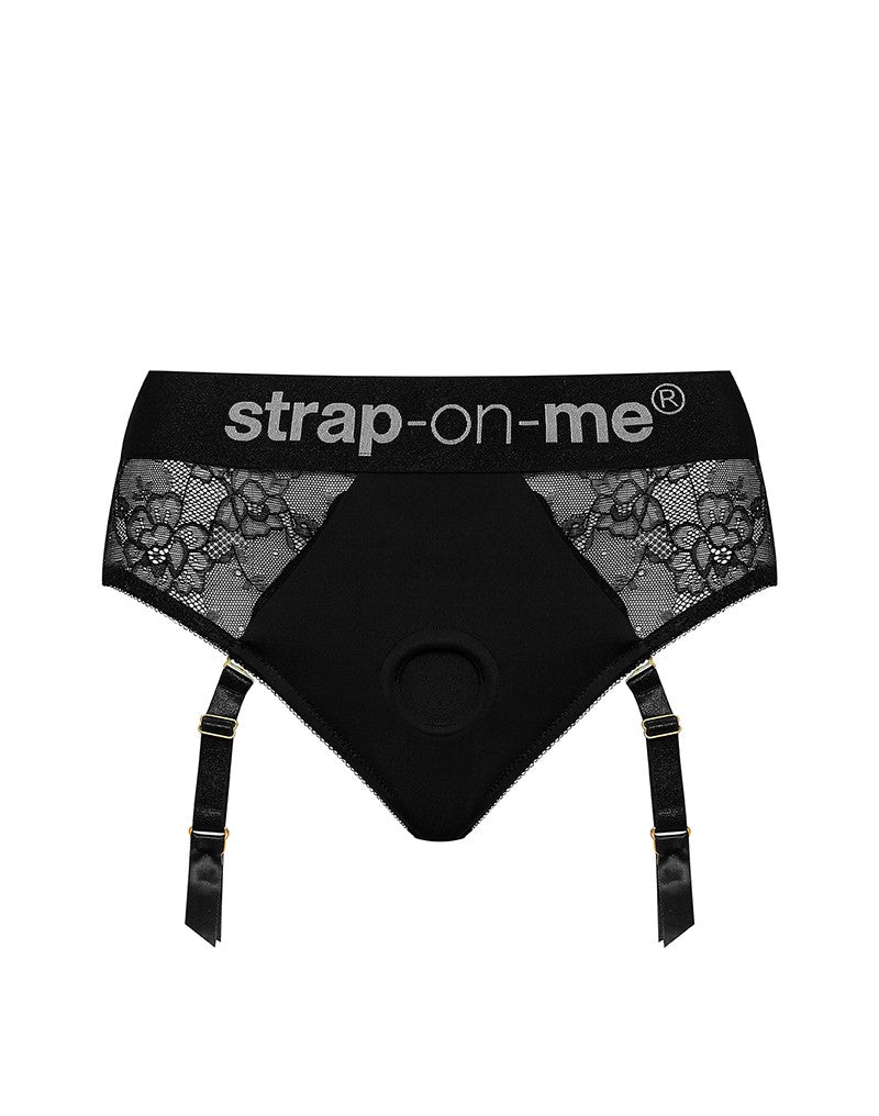 Strap-On-Me - Comfortabel Pegging/Voorbinddildo Harnas Van Microfiber En Elastisch Kant Diva-Erotiekvoordeel.nl