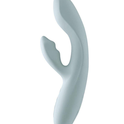 Svakom - Chika - Verwarmende Rabbit Vibrator - Tarzan Vibrator - Met App Control - Lichtgrijs-Erotiekvoordeel.nl