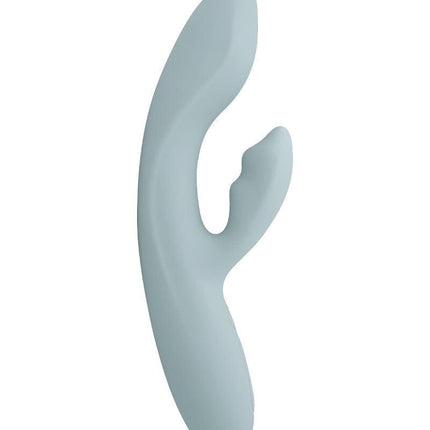 Svakom - Chika - Verwarmende Rabbit Vibrator - Tarzan Vibrator - Met App Control - Lichtgrijs-Erotiekvoordeel.nl