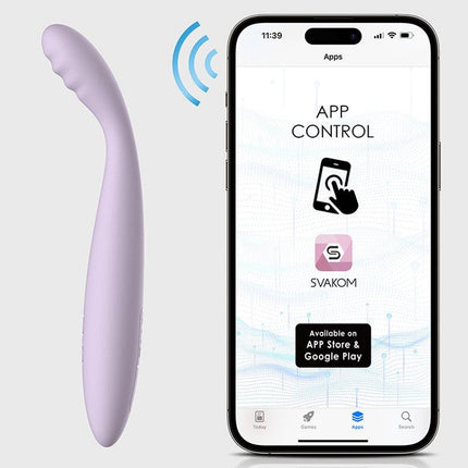 Svakom - Cici 2 - Verwarmende G-Spot Vibrator Met Flexibele Kop - Met App Control - Lila-Erotiekvoordeel.nl