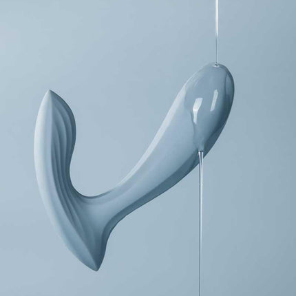 Svakom - Erica - Draagbare Vibrator Met App Control - Twee Motoren - Lichtblauw-Erotiekvoordeel.nl