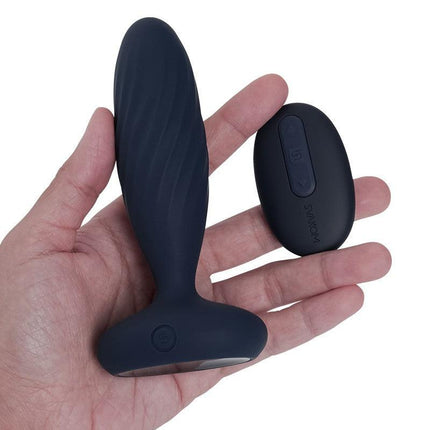 Svakom - Jordan - Stotende Anaal Vibrator - Met App Control - Marine Blauw-Erotiekvoordeel.nl