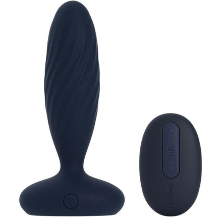 Svakom - Jordan - Stotende Anaal Vibrator - Met App Control - Marine Blauw-Erotiekvoordeel.nl