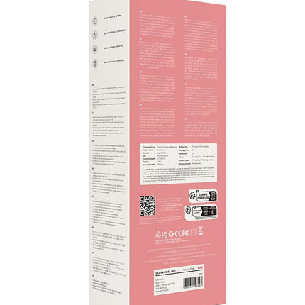 Svakom - Mora Neo - Interactieve Rabbit Vibrator met stotende kralen-ring - App Control - Roze-Erotiekvoordeel.nl