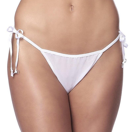 Amorable - Tanga Slip - Wit Fantasie Kant-Erotiekvoordeel.nl
