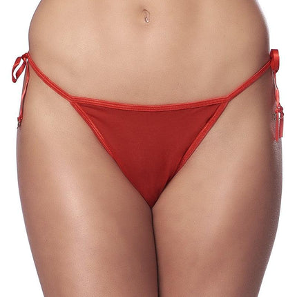 Amorable - Tanga Slip - Rood Fantasie Kant-Erotiekvoordeel.nl