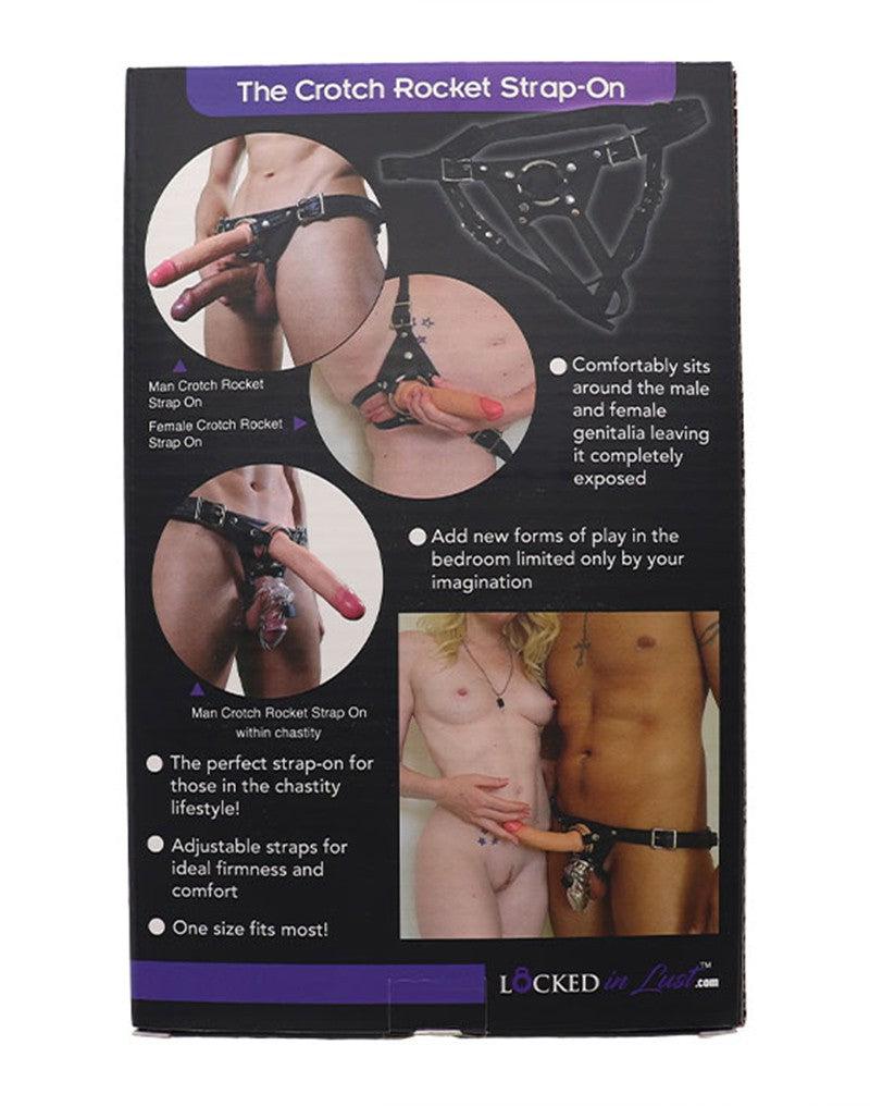 The Vice - Strap-On Harnas - The Crotch Rockett - Voor gebruik met kuisheidskooi-Erotiekvoordeel.nl