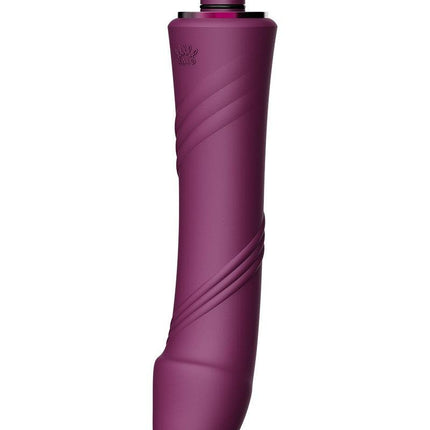 Zalo - Sesh - Verwarmende Stotende Vibrator met Afstandsbediening - Amethyst Paars-Erotiekvoordeel.nl