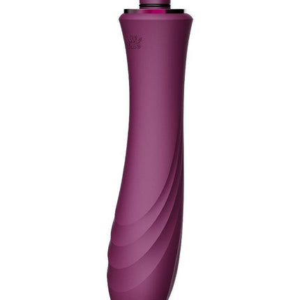 Zalo - Sesh - Verwarmende Stotende Vibrator met Afstandsbediening - Amethyst Paars-Erotiekvoordeel.nl