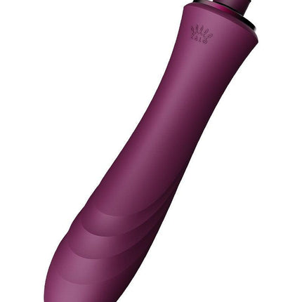 Zalo - Sesh - Verwarmende Stotende Vibrator met Afstandsbediening - Amethyst Paars-Erotiekvoordeel.nl