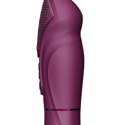 Zalo - Sesh - Verwarmende Stotende Vibrator met Afstandsbediening - Amethyst Paars-Erotiekvoordeel.nl