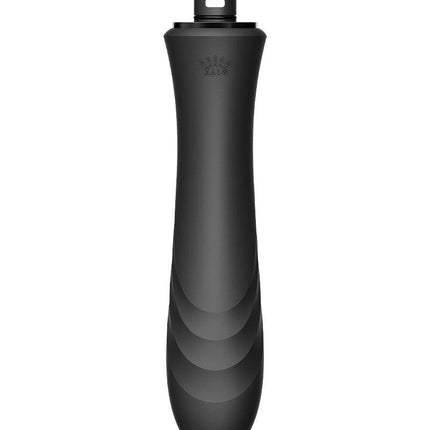 Zalo - Sesh - Verwarmende Stotende Vibrator met Afstandsbediening - Obsidian Zwart-Erotiekvoordeel.nl