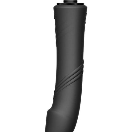 Zalo - Sesh - Verwarmende Stotende Vibrator met Afstandsbediening - Obsidian Zwart-Erotiekvoordeel.nl