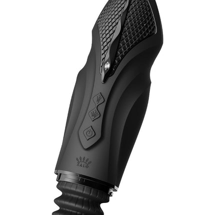 Zalo - Sesh - Verwarmende Stotende Vibrator met Afstandsbediening - Obsidian Zwart-Erotiekvoordeel.nl