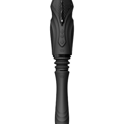 Zalo - Sesh - Verwarmende Stotende Vibrator met Afstandsbediening - Obsidian Zwart-Erotiekvoordeel.nl