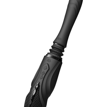 Zalo - Sesh - Verwarmende Stotende Vibrator met Afstandsbediening - Obsidian Zwart-Erotiekvoordeel.nl