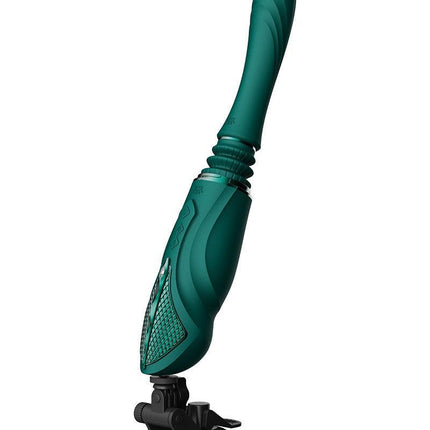 Zalo - Sesh - Verwarmende Stotende Vibrator met Afstandsbediening - Smaragd Groen-Erotiekvoordeel.nl