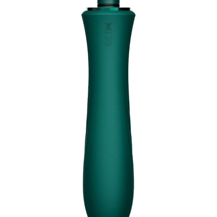 Zalo - Sesh - Verwarmende Stotende Vibrator met Afstandsbediening - Smaragd Groen-Erotiekvoordeel.nl