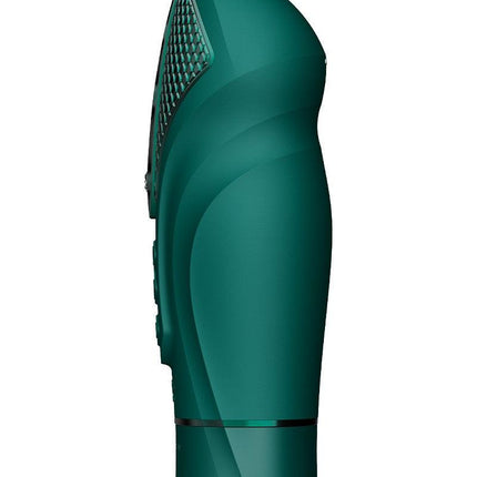Zalo - Sesh - Verwarmende Stotende Vibrator met Afstandsbediening - Smaragd Groen-Erotiekvoordeel.nl