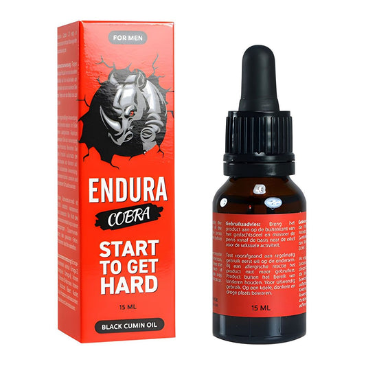 Endura Cobra Cumin Oil - Start to Get Hard - Betere Erecties-Erotiekvoordeel.nl