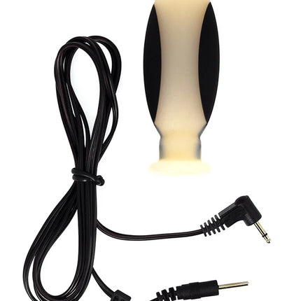 Rimba Electro Sex Siliconen Dildo Plug Klein bi-polair 80 mm