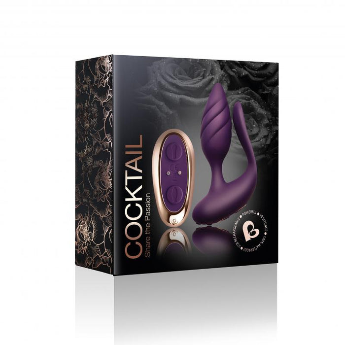 Rocks-Off Cocktail Vibrateur de couple - violet