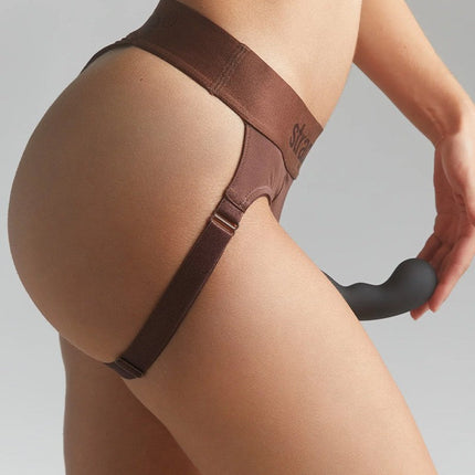 Strap-On-Me - Harnais Heroine - Harnais Strap-On - Marron