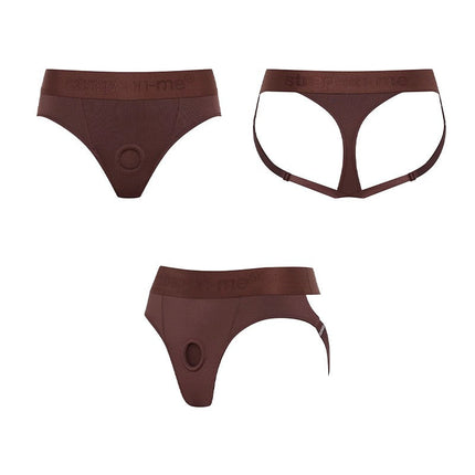 Strap-On-Me - Harnais Heroine - Harnais Strap-On - Marron
