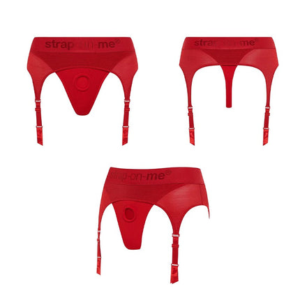 Strap-On-Me - Harness Rebel - Strap-On Harnas - Rood