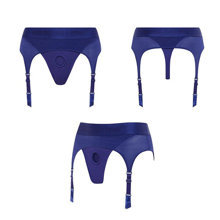 Strap-On-Me - Harness Rebel - Harnais Strap-On - Bleu