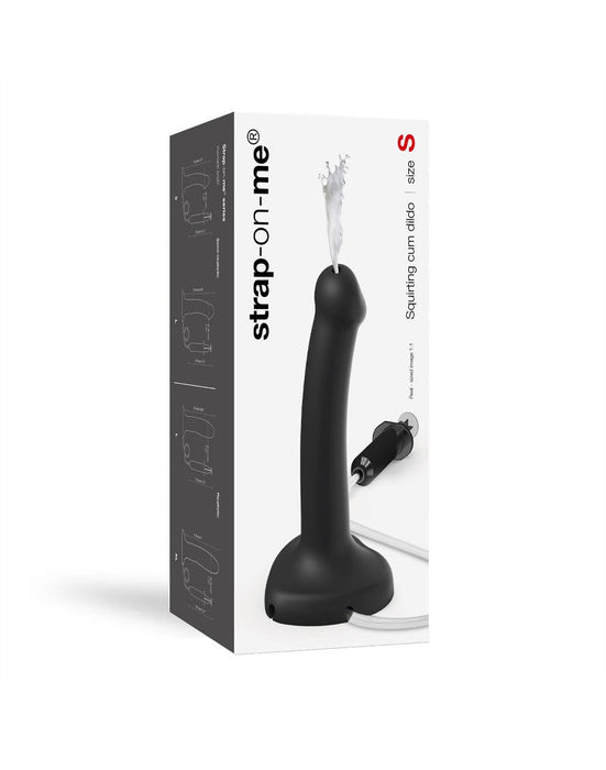 Strap-On-Me - Squirting Cum Dildo - Squirting Dildo - Size S - Black
