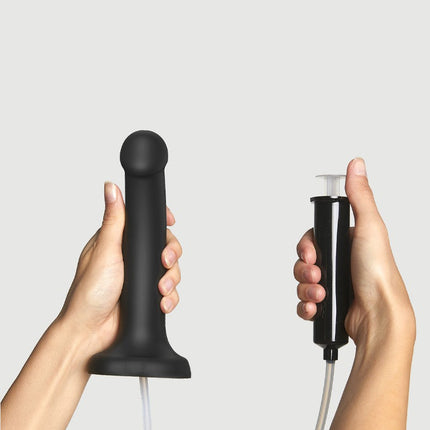 Strap-On-Me - Squirting Cum Dildo - spritzen Dildo - Größe S - Schwarz