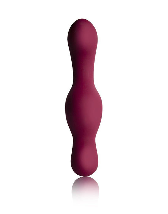 Rocks-Off Ruby Glow Blush Panty Vibrator with Remote Control - red