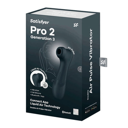 Satisfyer - Pro 2 Generation 3 Luftdruck Vibrator - Schwarz
