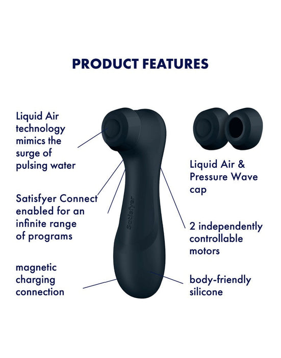 Satisfyer - Pro 2 Generation 3 Vibrador de aire - Negro