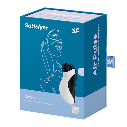 Satisfyer - Orca Vibrador de aire - Negro/Blanco