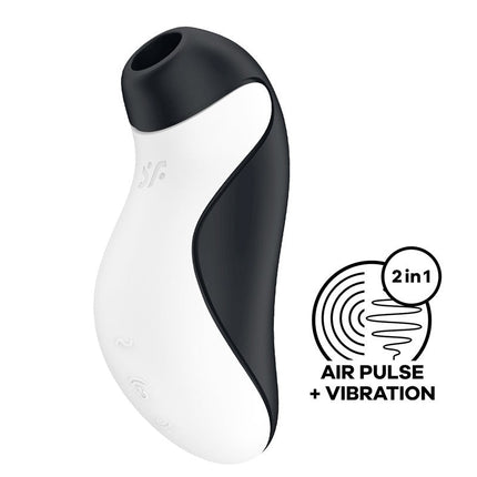 Satisfyer - Orca Vibrador de aire - Negro/Blanco