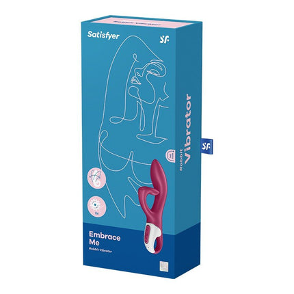 Satisfyer Vibrador Tarzán EMBRACE ME - rojo baya