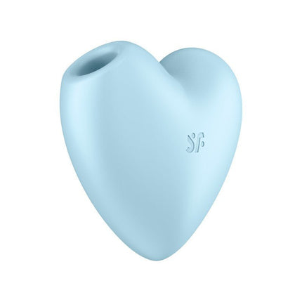 Satisfyer Vibrateur à pression d'air CUTIE HEART - bleu clair