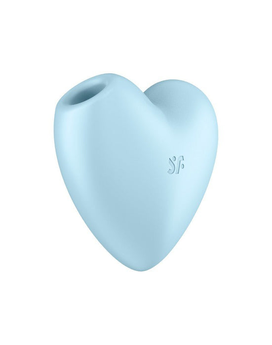 Satisfyer Vibrador de aire comprimido CUTIE HEART - azul claro
