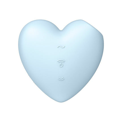 Satisfyer Vibrateur à pression d'air CUTIE HEART - bleu clair