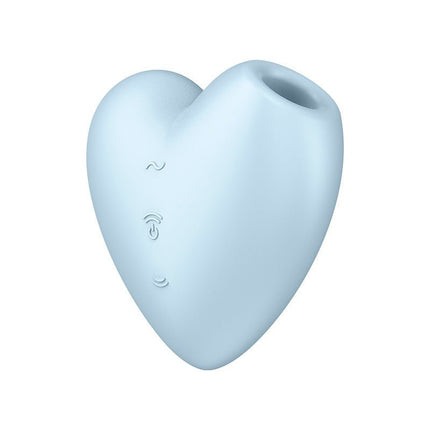 Satisfyer Vibrateur à pression d'air CUTIE HEART - bleu clair