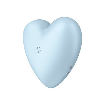 Satisfyer Vibrateur à pression d'air CUTIE HEART - bleu clair