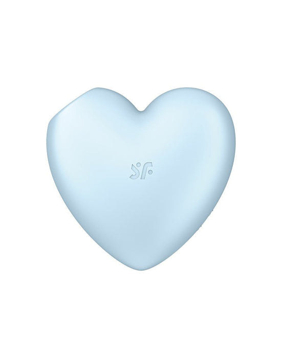 Satisfyer Vibrador de aire comprimido CUTIE HEART - azul claro